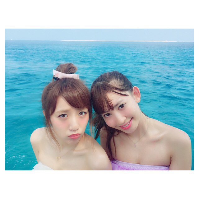 小嶋陽菜 今日の東京は寒いわ この前の沖縄の写真 Okinawa Summervacation15 Moe Zine