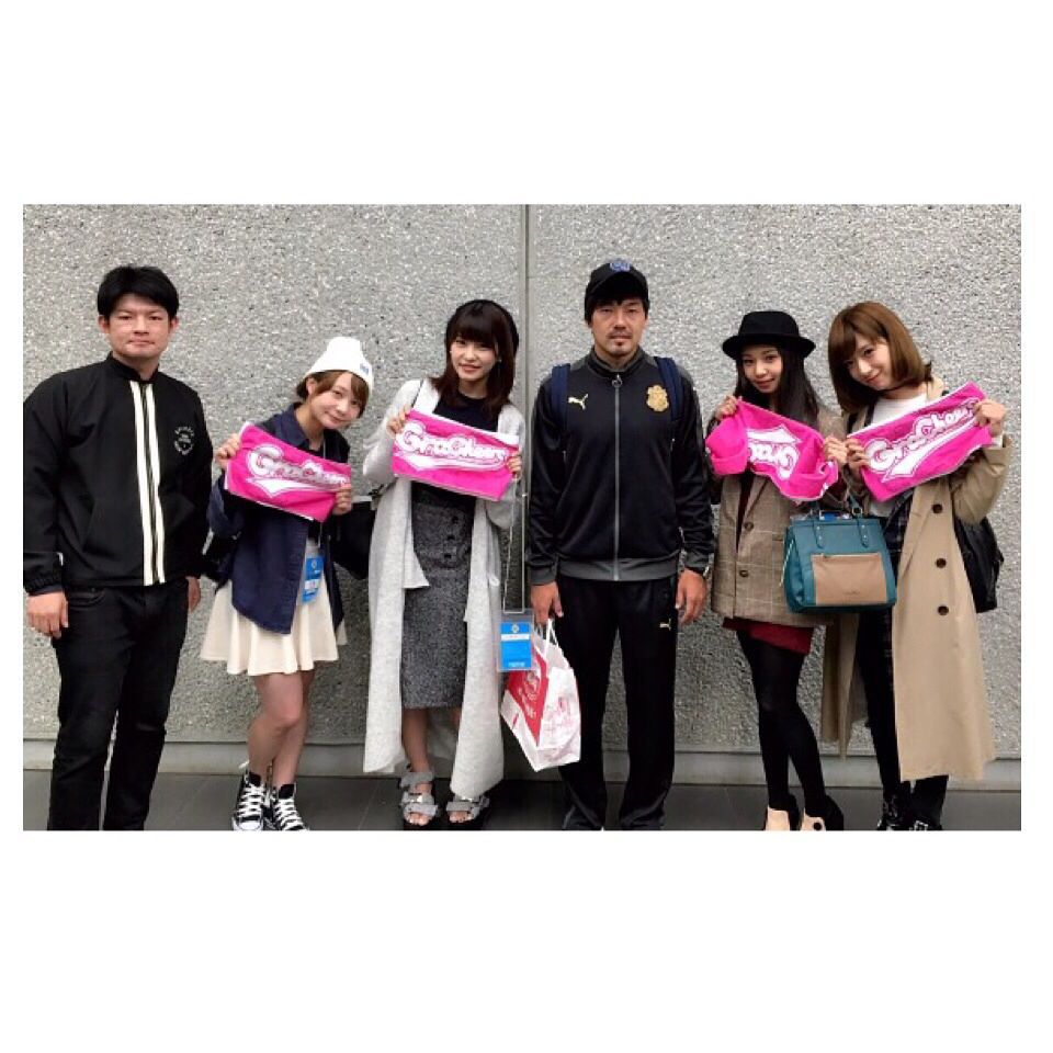 星島沙也加 試合観戦後はジュビロ磐田の松井選手のインタビューでした グラチア 名古屋に帰るよ Moe Zine