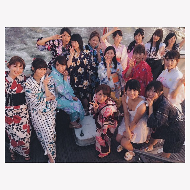 小嶋陽菜 みんなで花火大会 隅田川花火大会 思い出 Akb48 Yukata Japan Japanesegirl Moe Zine