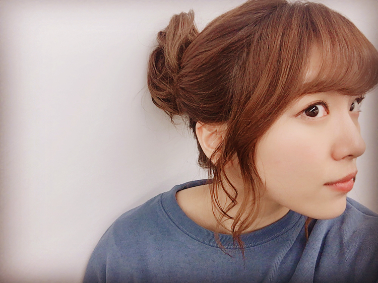 寺川愛美: リボーン◎ 長岡での髪型♪NEW香澄ヘアに合わせて、朝 