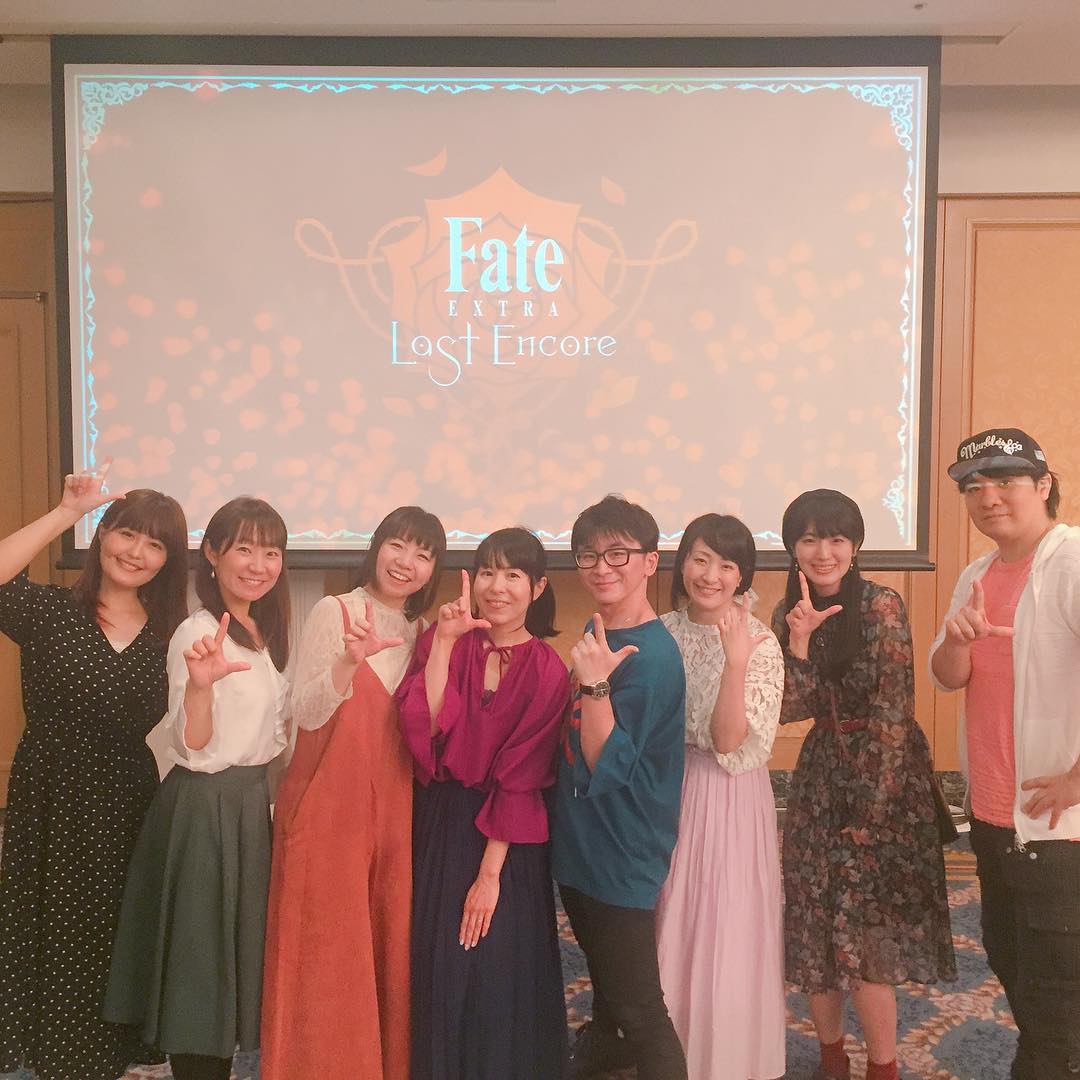 野中藍 Fate Extra Last Encore Fate Fatelastencore フェイト 打ち上げ キャストの皆様と ありす役 Japa Moe Zine