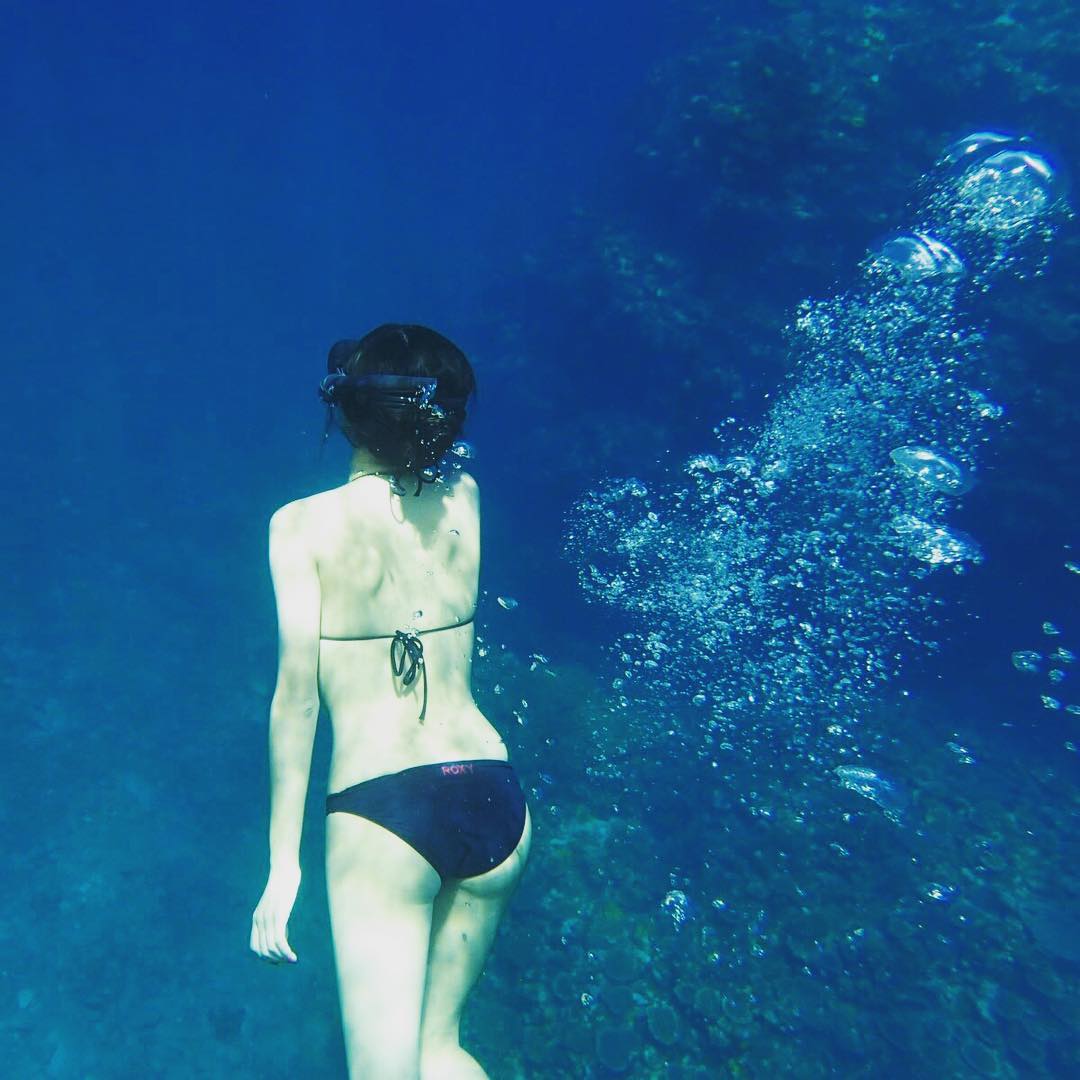 小島瑠璃子 石垣blue 初skindiving Diver お気に入りの 水着 Moe Zine