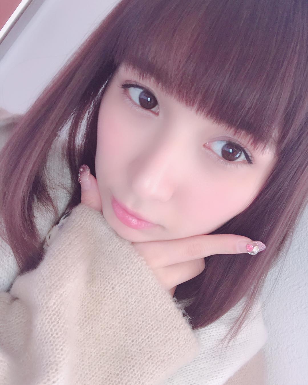 小田あさ美 前髪切りました new hiar 前髪 ぱっつん 美容室 littlesalt 渋谷店 color 