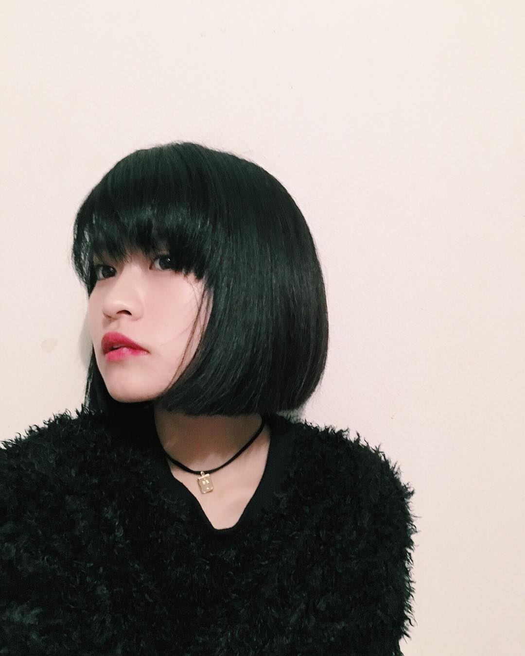 横田ひかる 久々に髪切って黒に染めましたの 前髪は伸ばしっぱなし やっぱり黒が好き Thankyou Yamatoyu Moe Zine