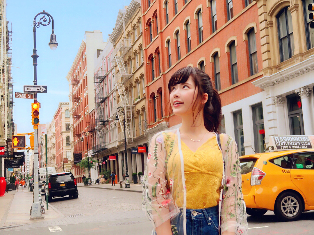 伊藤奈月 New York City Nyc Newyorkcity Yellowcab イエローキャブ 撮影 ロケ 海外ロケ Moe Zine