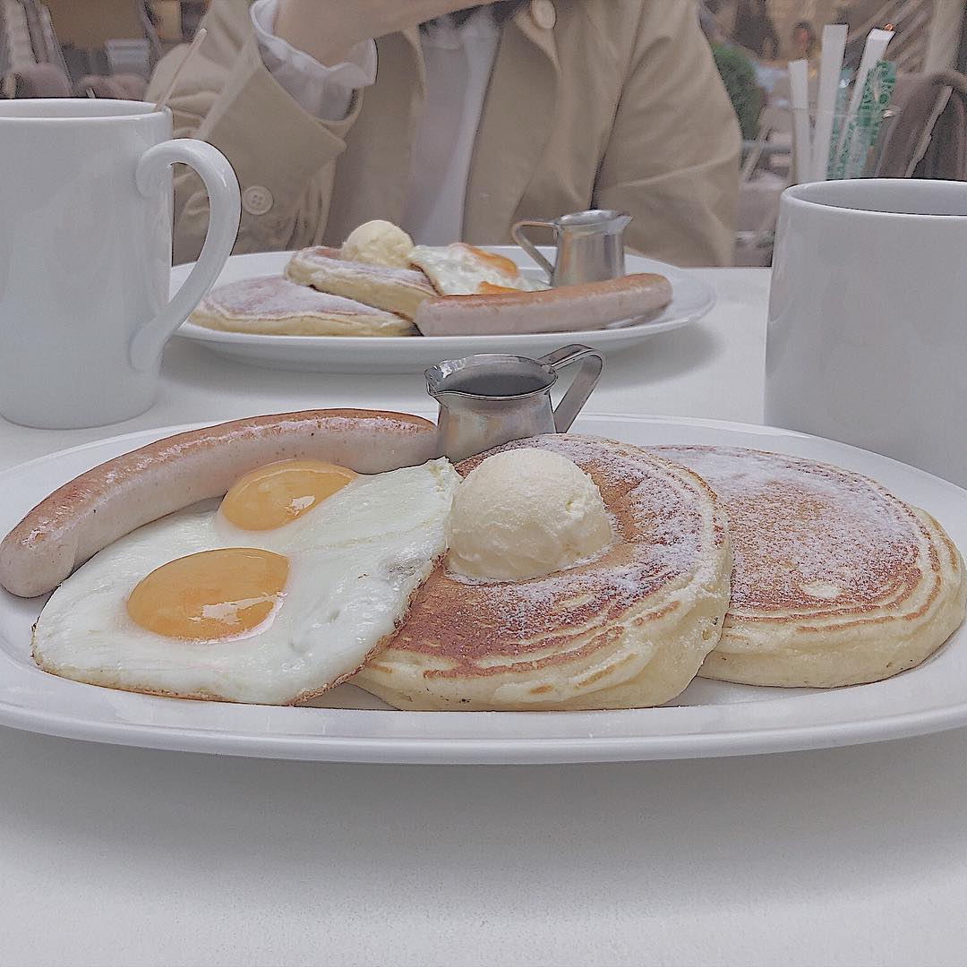 松本日向 パンケーキ食べたいパンケーキ食べたい この間ひろなと朝活した ちょっとココ最近で割と1番美味しかった パンケーキ モーニング 朝 Moe Zine