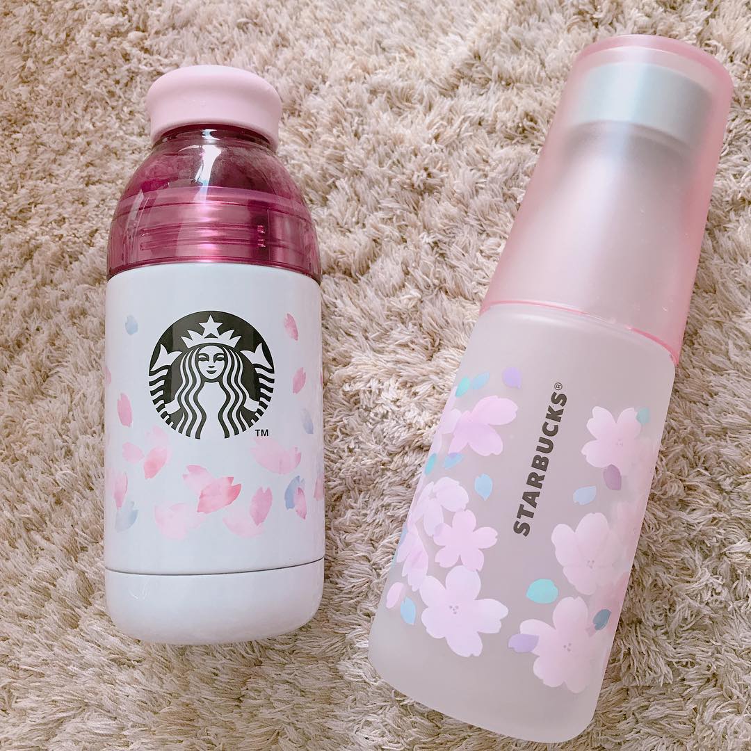 根岸愛 可愛くてついつい 出た瞬間に 買っちゃったんだっ スタバの桜系可愛い スタバ タンブラー Starbuckscoffee Starbucks Tumb Moe Zine