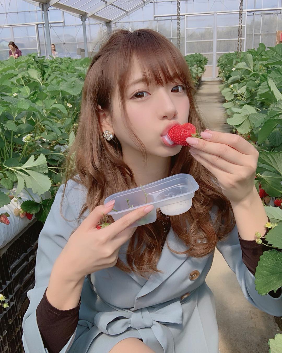 星島沙也加 いちご狩り 意外とあんまり 食べれない いちごがり いちご狩り Moe Zine 星島沙也加 いちご狩り 意外とあんまり 食べれない いちごがり いちご狩り Moe Zine