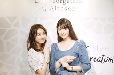 フランスのアクセサリーブランド
Les Georgettes(レジョルジェット) by Altesseのイベントにて

ジュエリーデザイナーのセリーヌさんが来日...