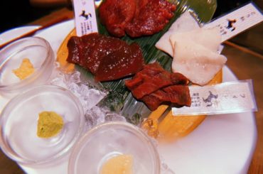 この前食べたおうまさん﻿
﻿
#アンジェラ芽衣 #2018 #2018年 #写真 #photo #ご飯 #グルメ #あんじぇグルメ #馬肉 #馬刺し...