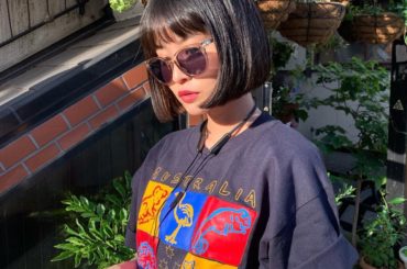 色が可愛いオーストラリアT！
買ってすぐ着替えたの〜

#ootd
#私服...