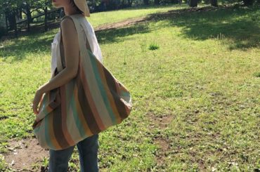 最近大きめバッグがすき...