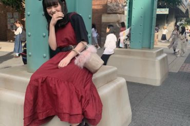 ふざけて乗った写真...