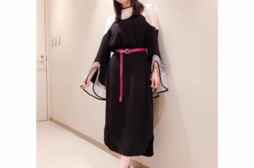 〜今日の衣装〜
珍しくモノトーンのワンピース袖のふわっと広がる形が、女神官っぽいなぁと思って選びました ベルトとイヤリング(あとメイクも)は紫系のピンクで統一し...