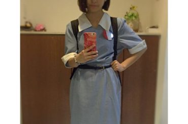 昨日購入した
ボーダー柄の大きめワンピース 1200円
そしてトリコロール缶バッチ 500円
タイトスカートになっているので
上品な感じでダボっと着こなせます
...