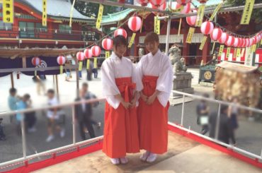 神田明神のイベントに参加させていただきました
人生2度目の巫女さん
#ゆりれな #神田明神...