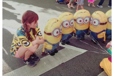 ミニオン達の仲間に入れてもらった
#USJ 
#ミニオン 
#バルーン...