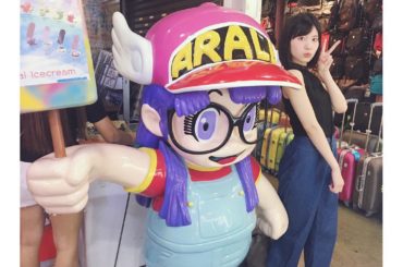 タイでアラレちゃんに会ったよんちゃ！
#アラレちゃん #thailand...