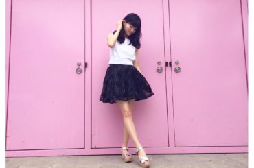 tops→#anmille 
skirt→#evelyn 
#ootd...