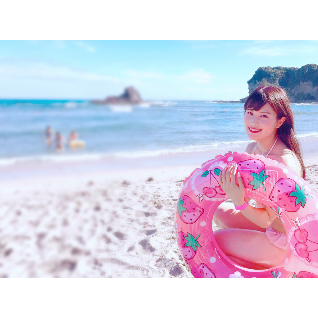 田北香世子 海 夏感じた Sea サングラスかけただけで急にパリピ感出る Moe Zine