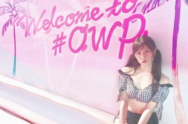 雅ちゃんと今年2回目のナイトプール
水着は#bubblestokyo 
#pool #お台場ウォーターパーク...