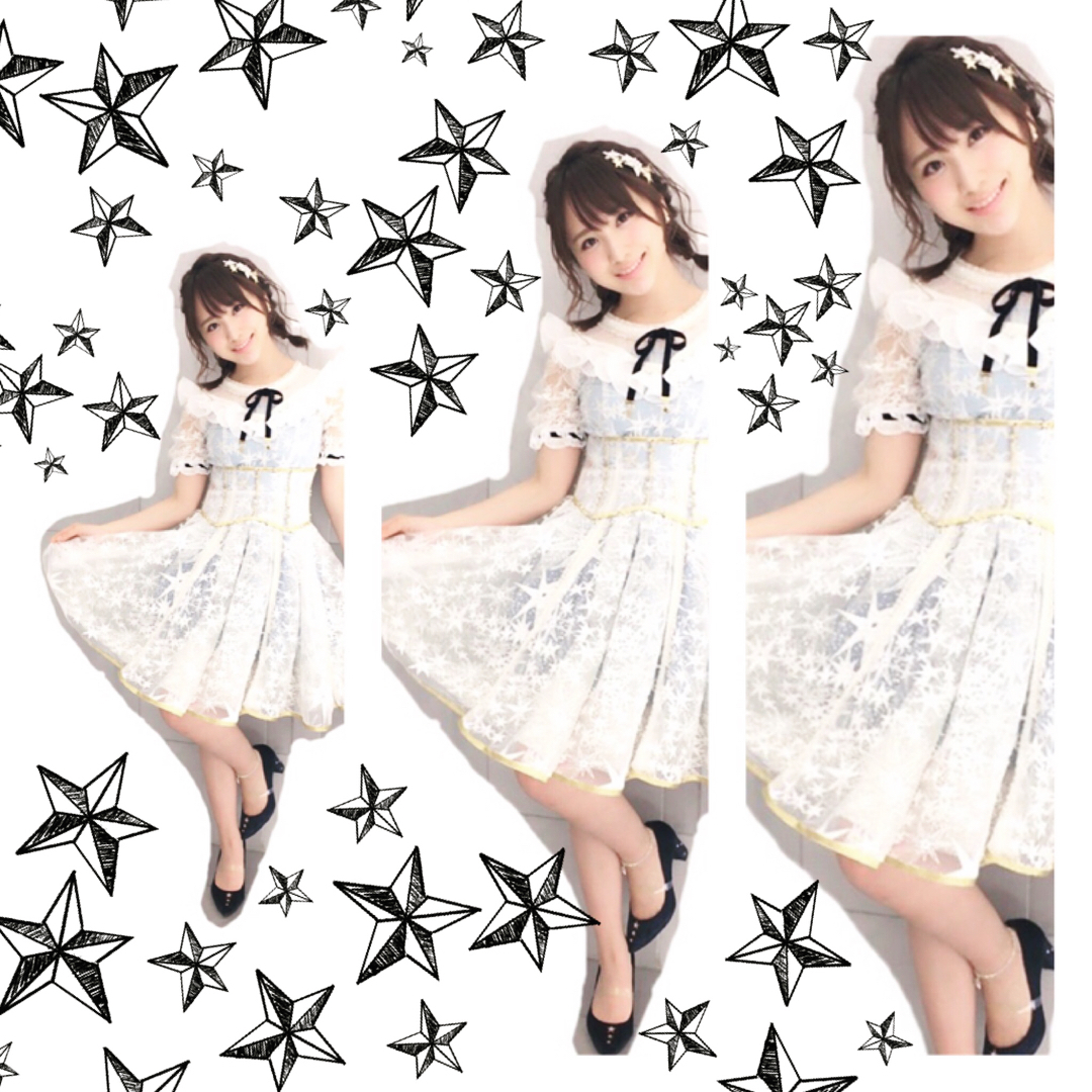 高橋朱里 新衣装は☆星柄☆ ♪11月のアンクレットも披露したので左足首にはアンクレットも mステスーパーライブ2017 隙なしの衣装部... Moe Zine
