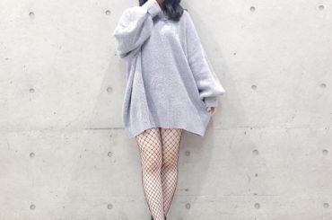 *
グレーのゆるニット。♡
#ootd #jouetie #握手会...