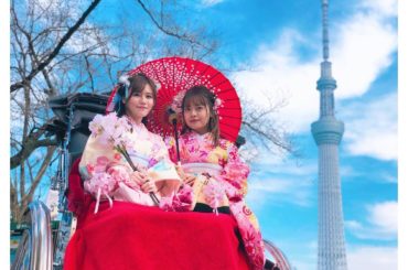 人力車に乗って浅草散策〜
#浅草#人力車...