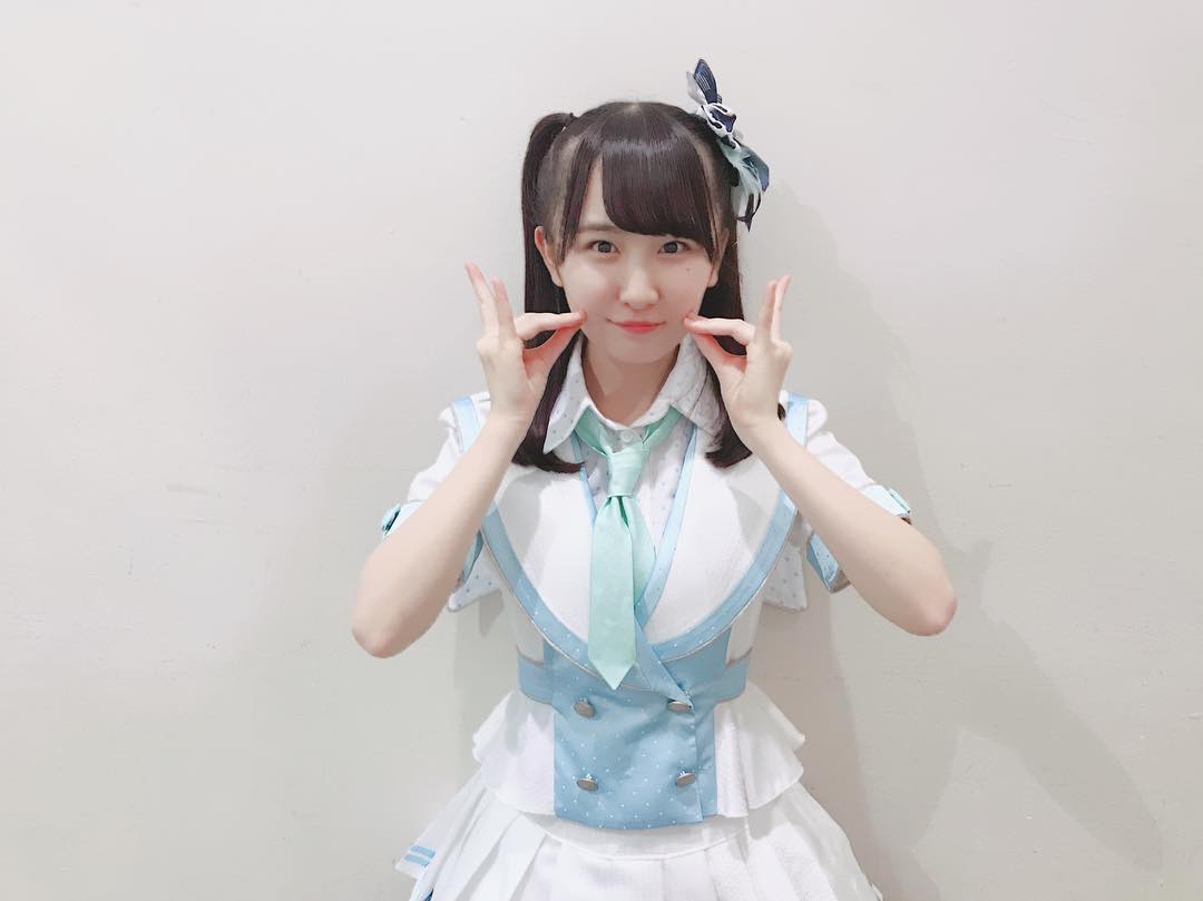 山邊歩夢 ハーフツインテール 来てくださったみなさん ありがとうございました Akb48 全国握手会 君だけにchuchuchu Moe Zine