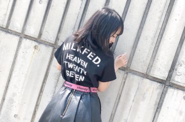 *
背中がロゴおばけ。。
#ootd #milkfed #stussy #写メ会...