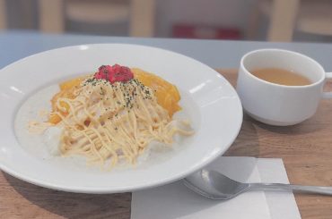 _
オムライス︎
#たまごkitchen原宿オム 
#明太クリームソース
#オムライス #原宿ランチ
#love...