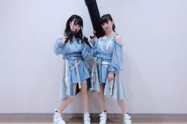 #武藤シスターズ 
戦闘服風の青い衣装☆
可愛すぎた
.
.
#akb48 #じゃんけん大会 #武藤姉妹 #姉妹 #衣装...