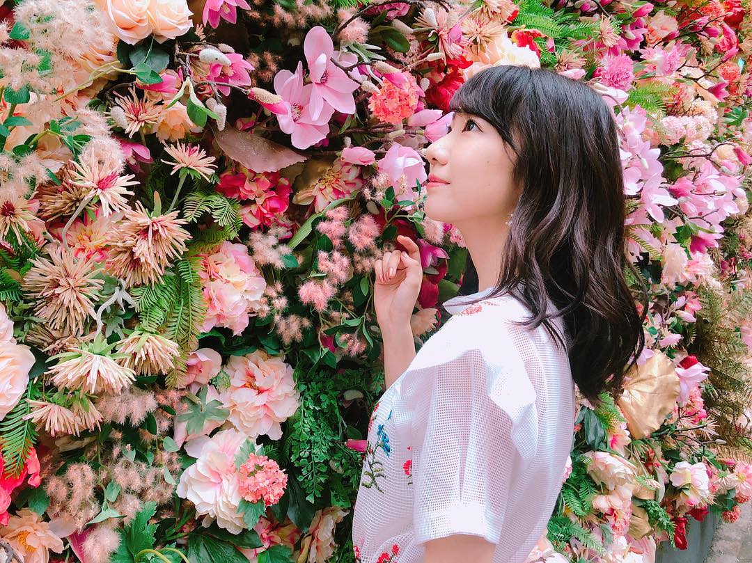 柏木由紀 Sohoにあるお花の壁もインスタ映え ですかね 香港 Moe Zine