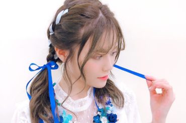 リボンのヘアアレンジ﻿
﻿
﻿
#池の水選抜 の衣装は髪飾りに青いリボンがあるんだ﻿
﻿
今回は三つ編みにしたよ﻿
﻿
﻿
#ヘアアレンジ #リボンアレンジ #...