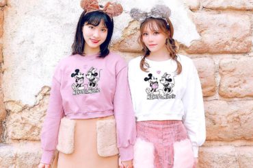 双子コーデをようやく♡♡﻿﻿
﻿﻿
﻿@evelyn.official のミッキースウェットを見つけてから、﻿2人でずっと約束してたの﻿
﻿
﻿﻿
#ディズニー...