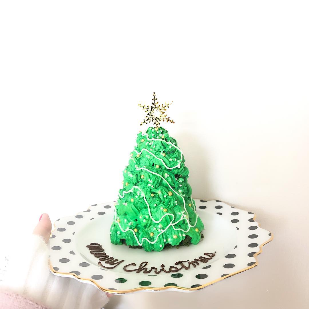 込山榛香 クリスマスツリー ママが作ってくれました めっちゃリアル ツリー ツリーケーキ クリスマスケーキ 手作り ケーキ 手作りお菓 Moe Zine
