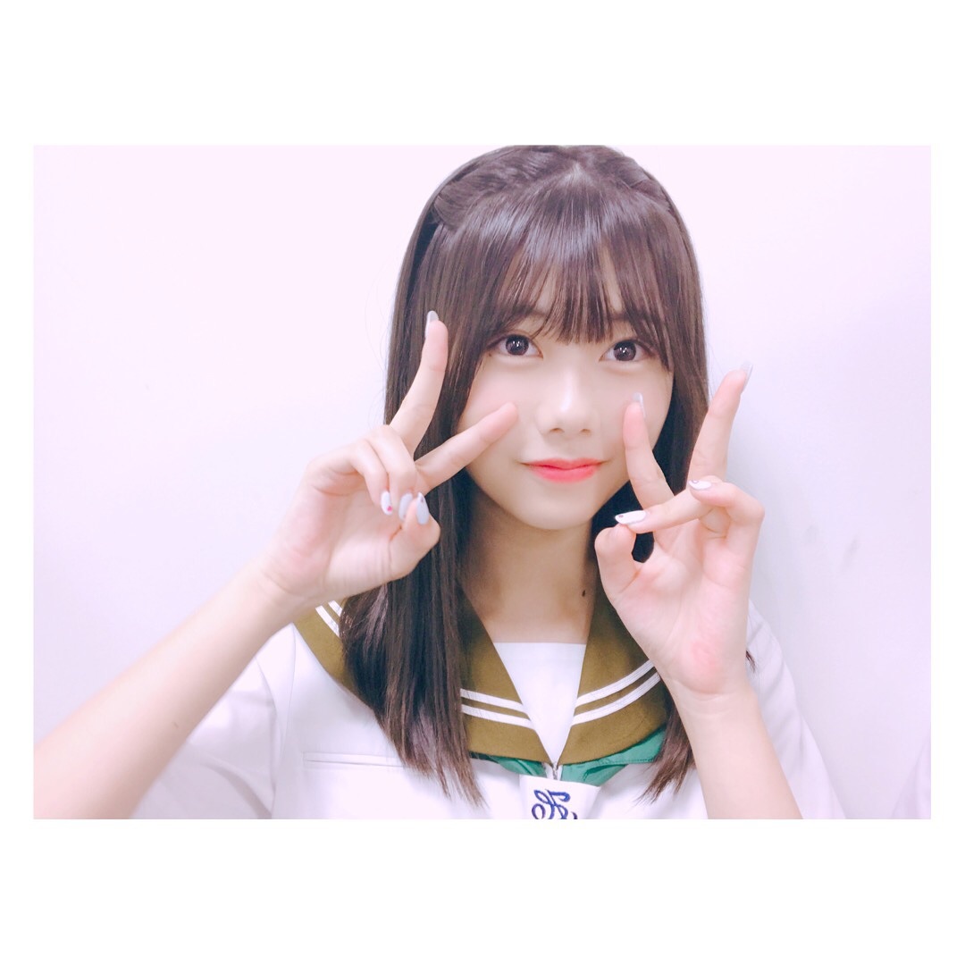 千葉恵里 この髪型最近のお気に入り 過去画 セーラー服 マジムリ学園 緑 ヘアアレンジ Moe Zine