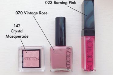 .
ADDICTIONの夏コレクション♡
可愛すぎませんか...ピンク尽くし...。
.
アイシャドウは色味はそんなにつかず
キラッキラのラメがつきます！
ネイ...