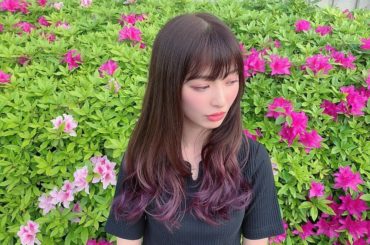 舞台が終わって毛先の紫を復活させたよー
.
.
#ポイントカラー #グラデーションカラー #パープルグラデーション #...