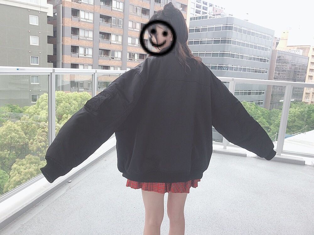 千葉恵里 ぶかぶか Ma1 ぶかぶか 黒 春フェス くま 西川の服 Moe Zine 千葉恵里 ぶかぶか Ma1 ぶかぶか 黒 春フェス くま 西川の服 Moe Zine