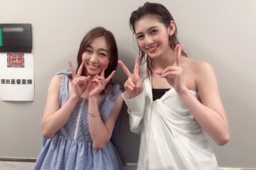 TBS「サンデージャポン」にて﻿
須田亜香里さんに写真撮って頂きました﻿
元気いっぱいで笑顔いっぱいで可愛くて﻿
緊張しまくりでしたがすごく癒されました﻿
あり...