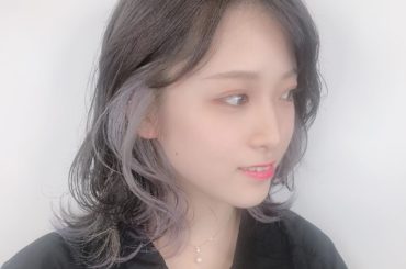 .
インナーカラーでグレー入れました！

いつもありがとうございます！
@abbey_kazuki 
私は2回ブリーチしました！
この綺麗な色のままプリクラ撮り...