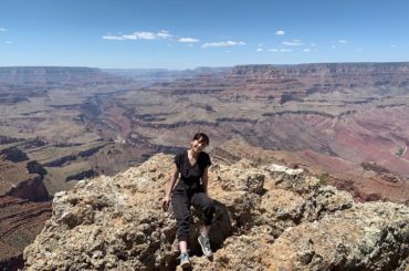 そして！﻿
Grand Canyon!!﻿
﻿
国立公園の中のスポットに行きましたが、﻿
肉眼で見える地平線の先までずっとこの壮大な景色が広がっていて、﻿
自分...