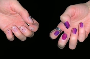 パープルちゃん
グラデーションが可愛いでしょ

#ヨコタノネイル...