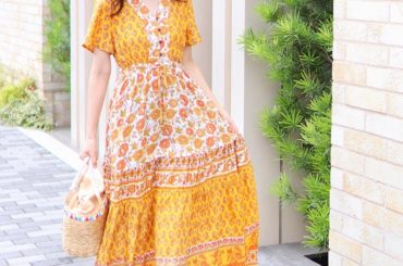 おすすめ新発売﻿
﻿
大人気のコットンワンピースに、﻿
イエローマスタードカラーが登場﻿
﻿
胸元はボタンで開閉・ウエストは紐で調整ができるので、授乳やマタニテ...