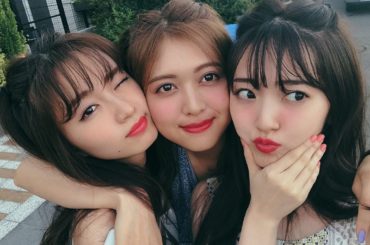 #夏 #ちょっと前の撮影 #ノースリーブ #どんより天気 #晴れ希望 ##鈴木愛理 #松元絵里花 #岡崎紗絵...