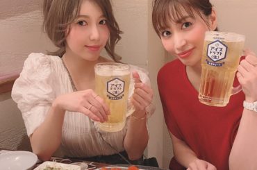 .
昨日はまいちゃんと新大久保
　#とんちゃん で初めて #アイスドラフト 飲んだよ
ビール普段あんまり飲まないけど
飲みやすかった～
サムギョプサルと共に
氷...