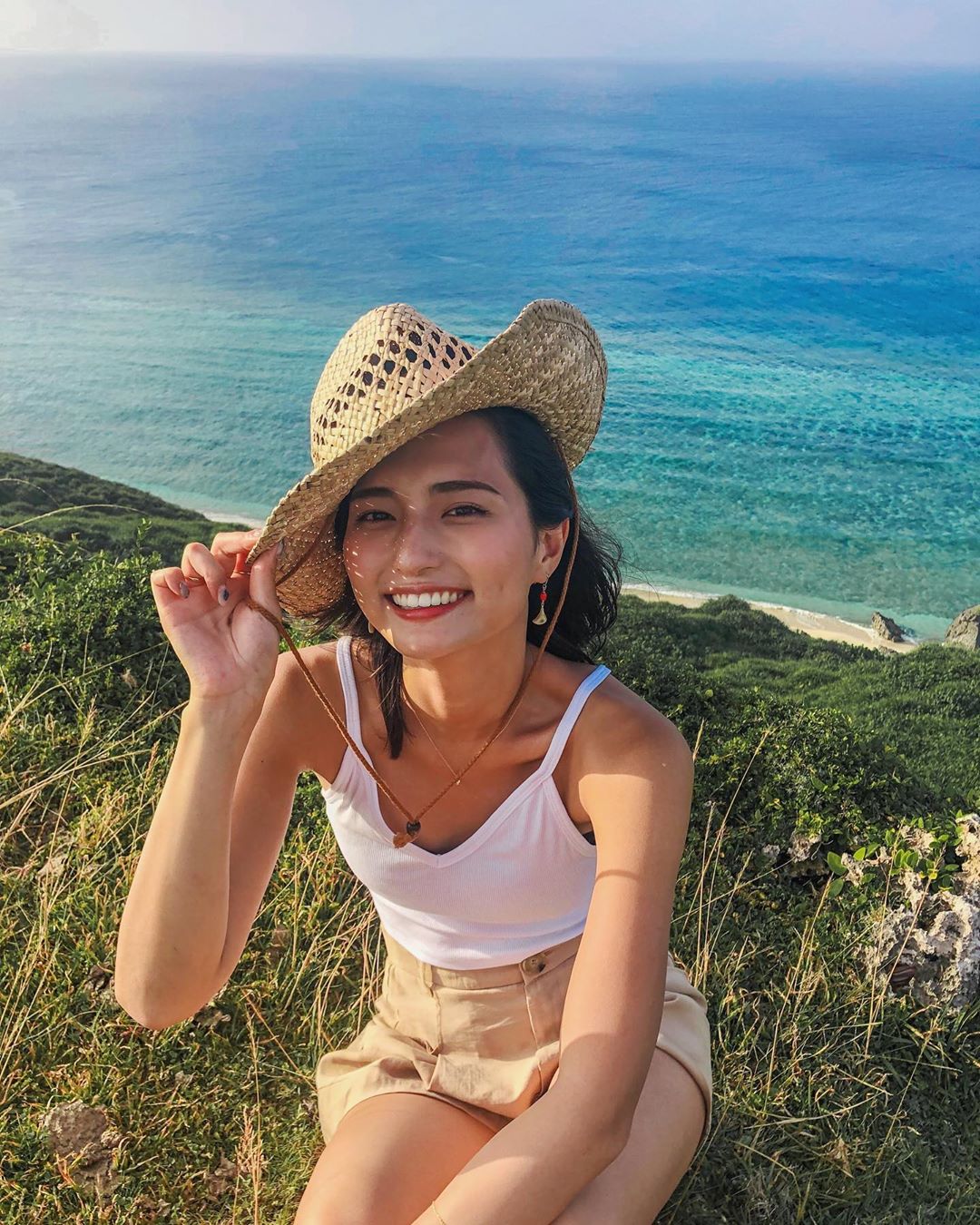 山賀琴子 家族旅行で与那国島きたよ Moe Zine