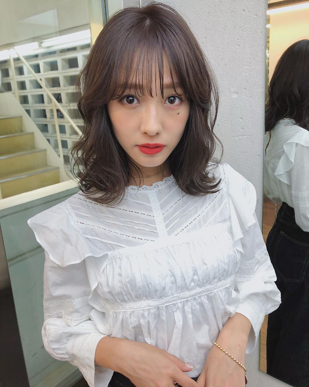 前田希美 Shima 銀座店さんに 行ってきました 急遽お仕事で髪を暗くしなきゃ いけなくなって Nakanetoshiki さんに やっていただきました カラ Moe Zine