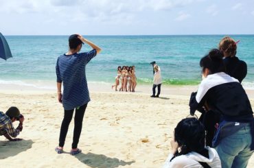 フレエンPV撮影のオフショット #dstation #2019dstationフレッシュエンジェルズ #沖縄 #okinawa #PV撮影 # #ドローン撮影...